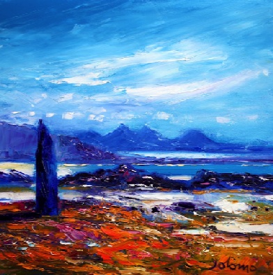 Standing stone Isle of Colonsay 16x16